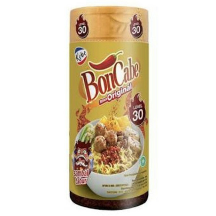 

KOBE BON CABE SAMBAL TABUR ORIGINAL LEVEL 30 (Botol 40g)