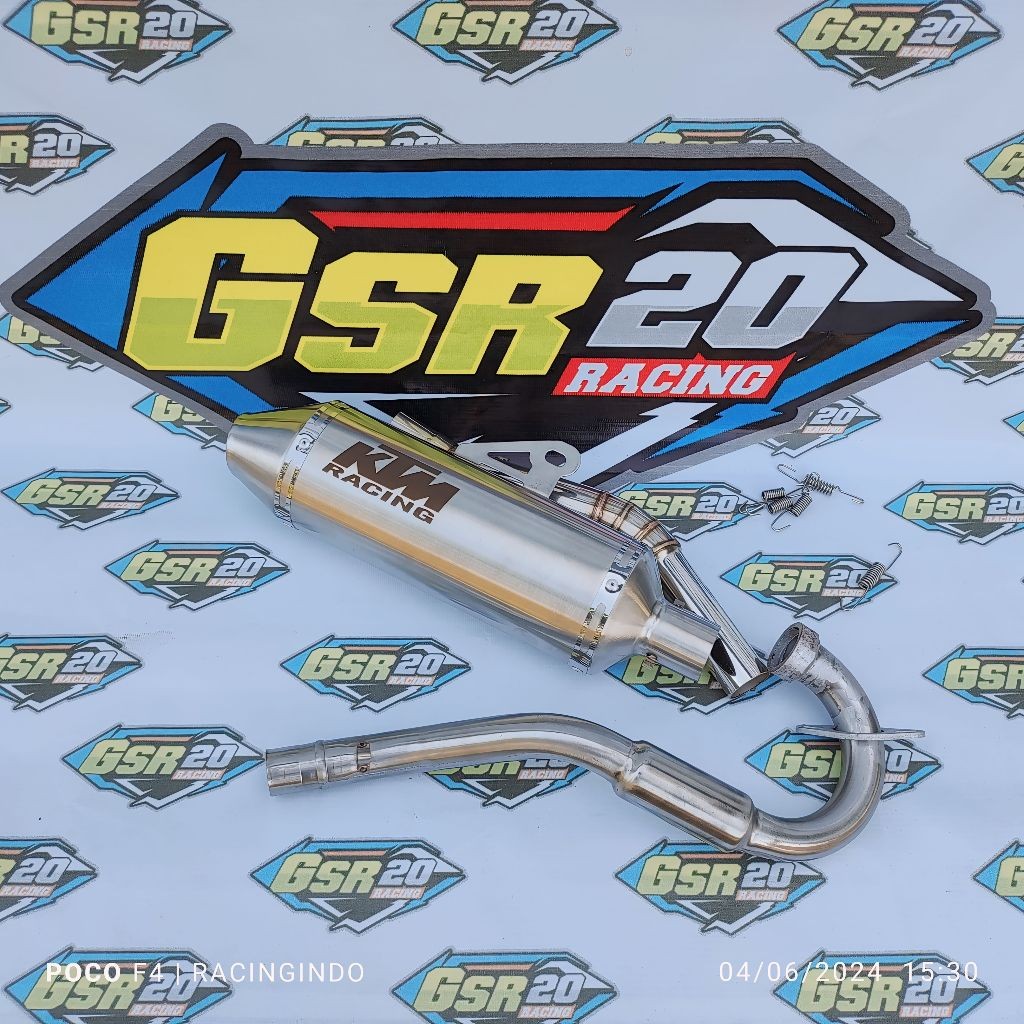 

A10 Ktm racing Exhaust 38mm One set/Fullsystem xtz 125 crf 150 klx/d tracker wr 155 ksr 110 dtm xre