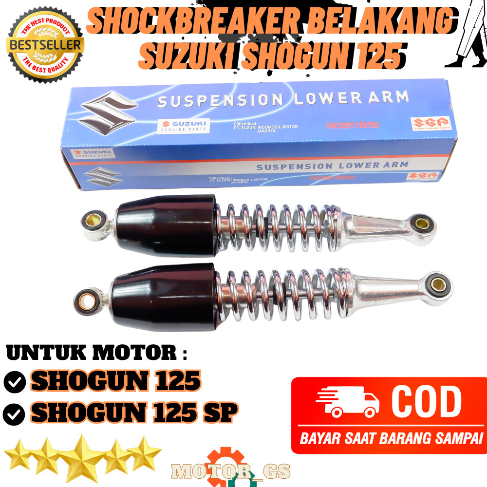 Shock Belakang Motor Shogun 125 / Shockbreaker Suzuki Shogun 125 SP & Shogun SP - 62100-16H30-X1K
