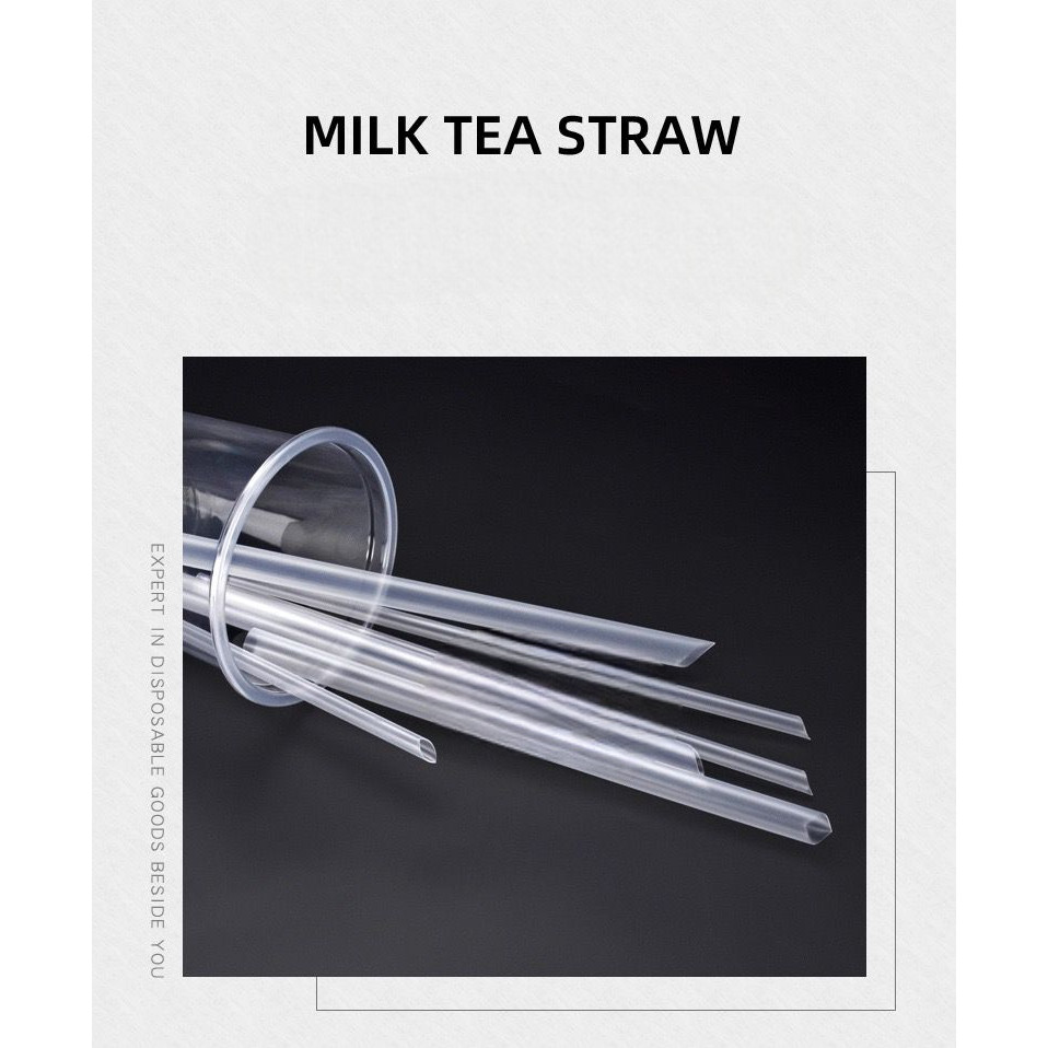 Sedotan Plastik / Sedotan Sekali Pakai / Sedotan Minuman / Sedotan Plastik Steril / Sedotan Boba
