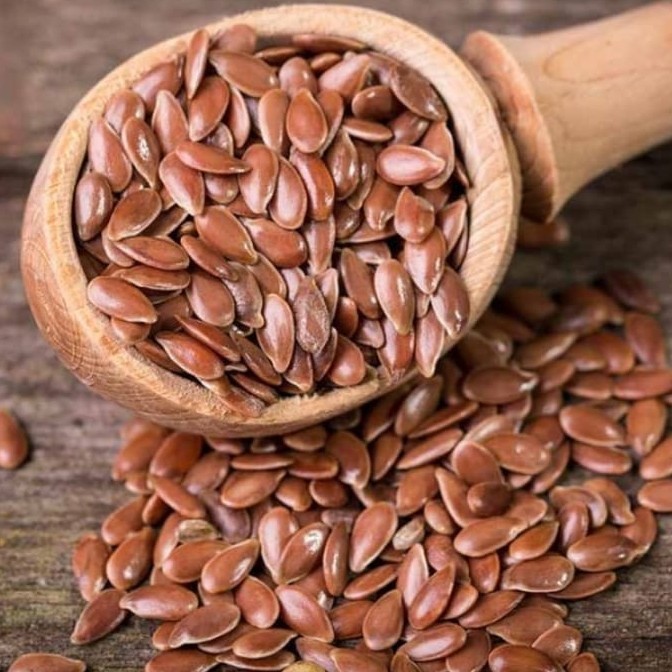 

Natural Brown Flaxseed 1 kg / Flax Seed 1000 Gram Biji Rami