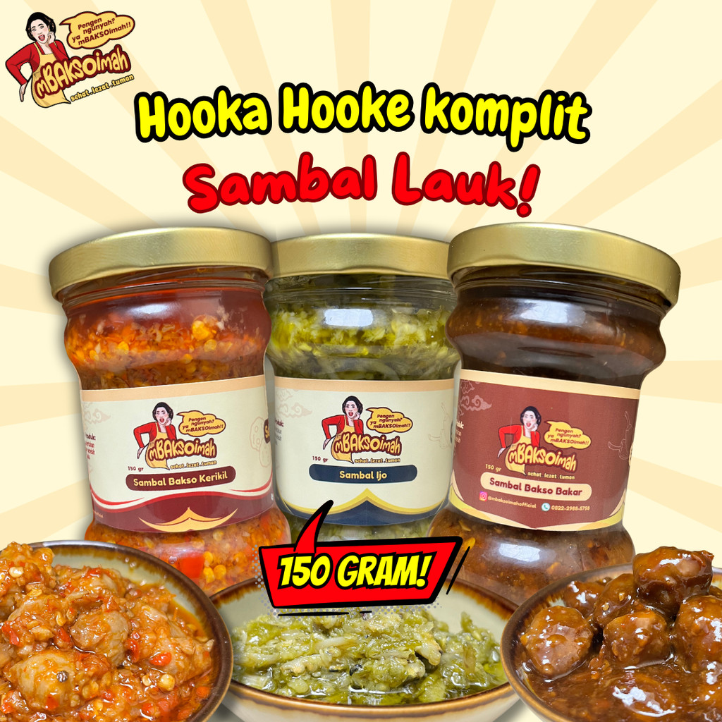 

Hooka Hooke Komplit Sambal Lauk