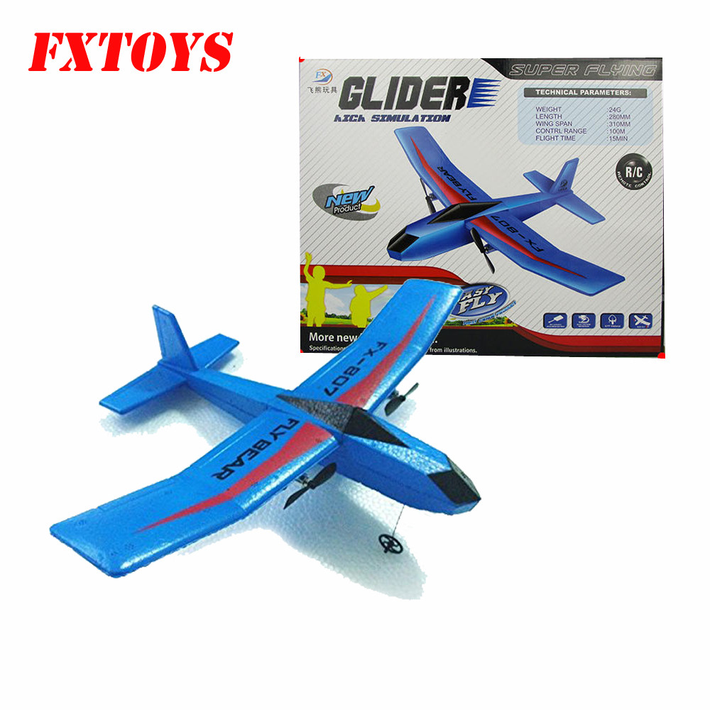 Fly Bear FX-802 FX-805 FX-807 RC Airplane 2.4G 2CH 310mm EPP RC Glider Plane RTF