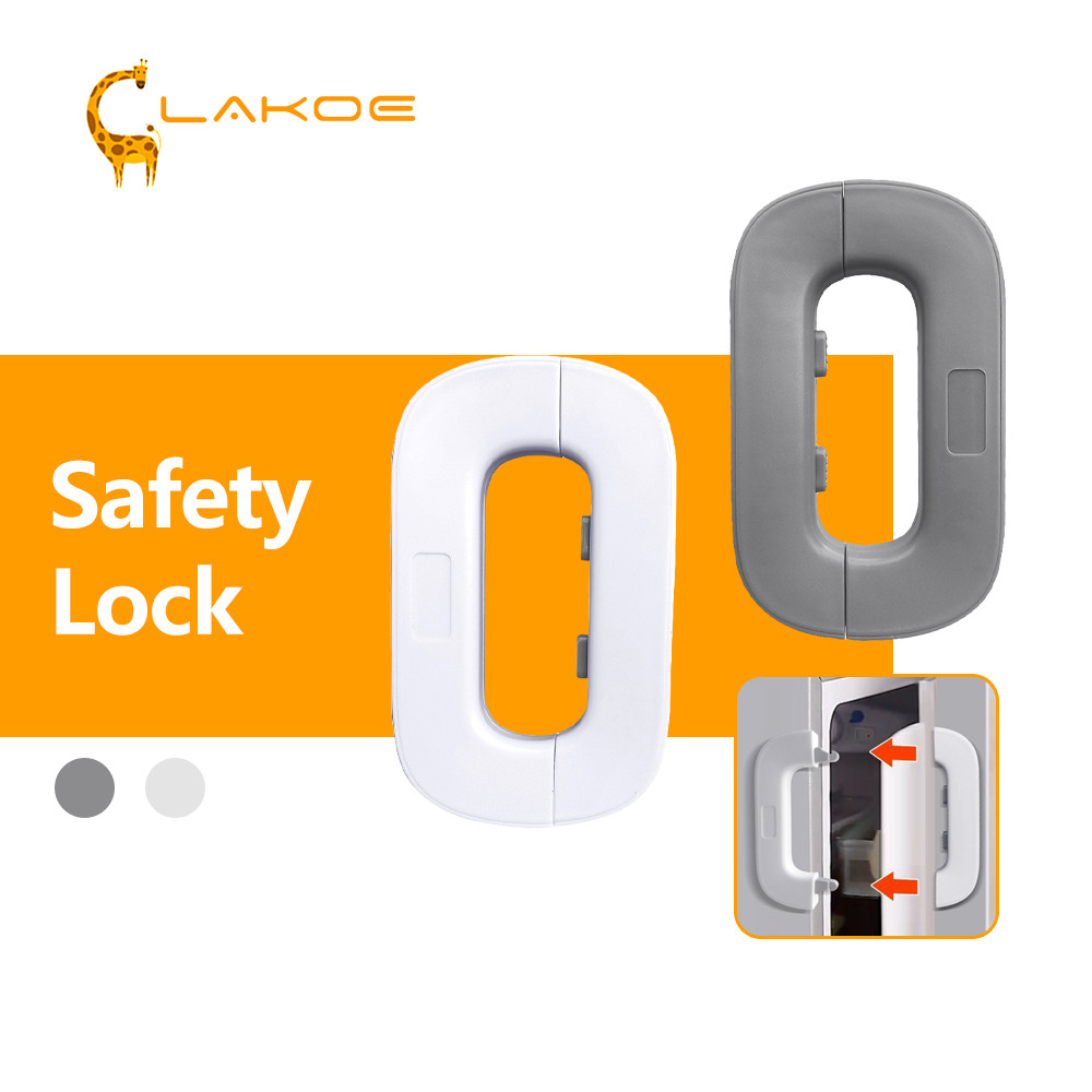 LAKOEOFFICIALMALL Baby Safety Lock Pengunci Kulkas Yang Kuat Kunci Kulkas Pintu Laci Lemari Pakaian