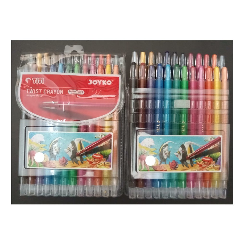 

Crayon Oil Pastel 24 Warna Putar (Bentuk Pensil)