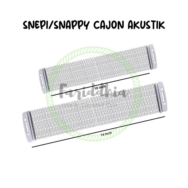 Kawat Snappy Senar Cajon Snepi Akustik Senar Drum Ukuran ukuran 10" inch dan 14" Inch
