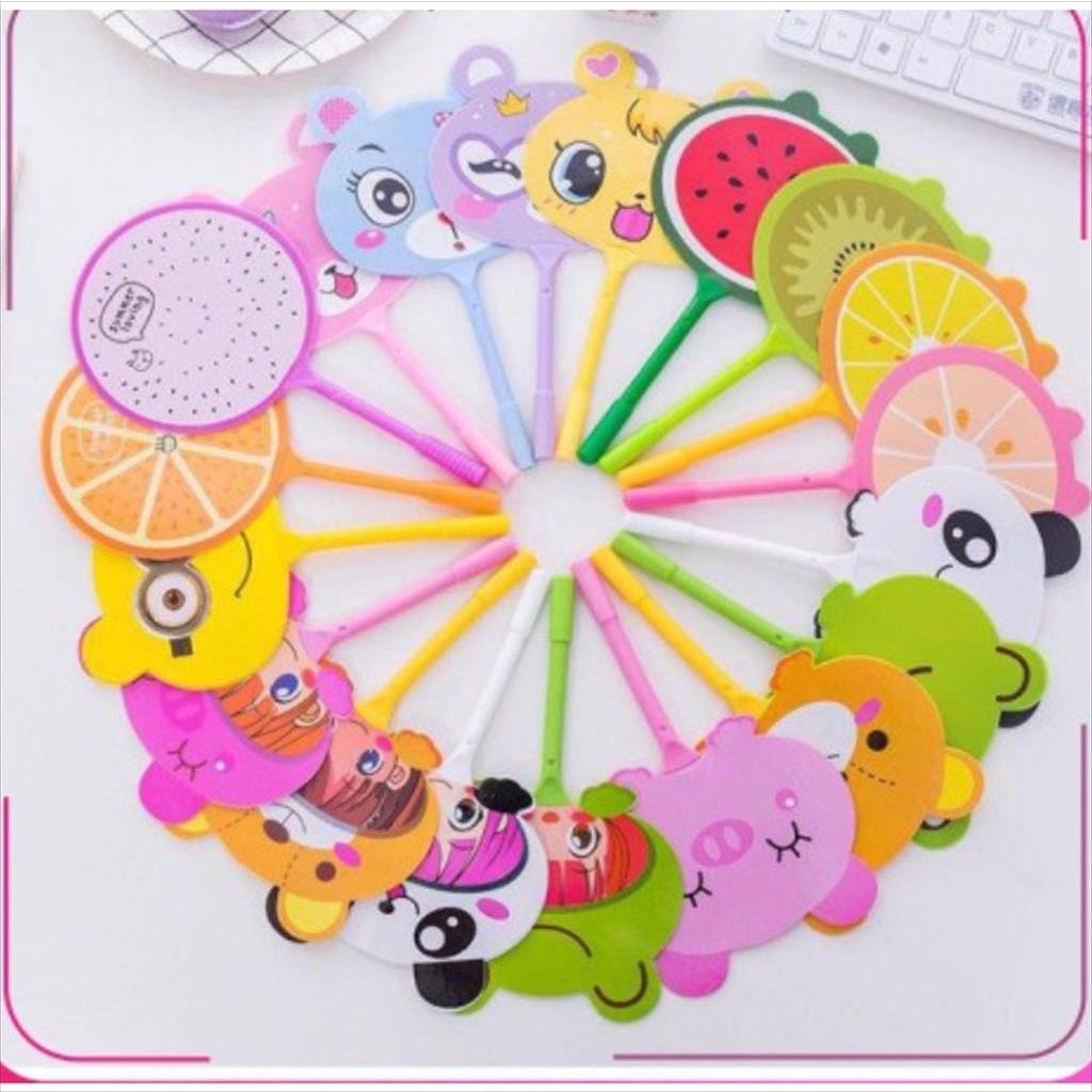 

eOnePro (COD) PENA KIPAS KARAKTER LUCU GEL / PENAKIPAS ALAT TULIS / SOUVENIR MOTIF BUAH HEWAN CUTE