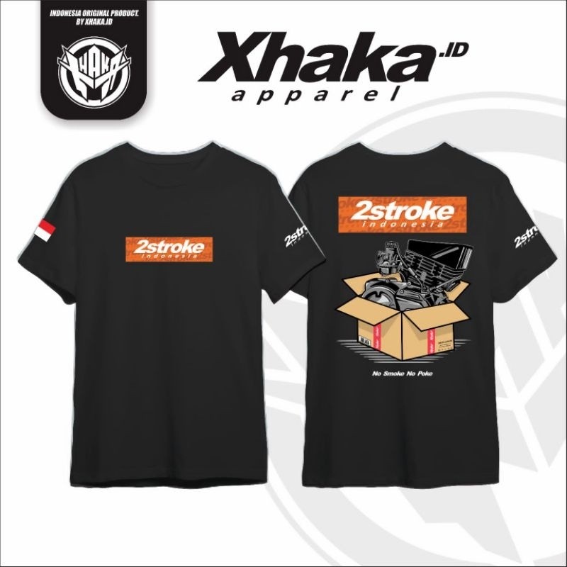 FestKaos Kaos 2 Stroke Indonesia Original Mesin RX King by xhaka.id apparel