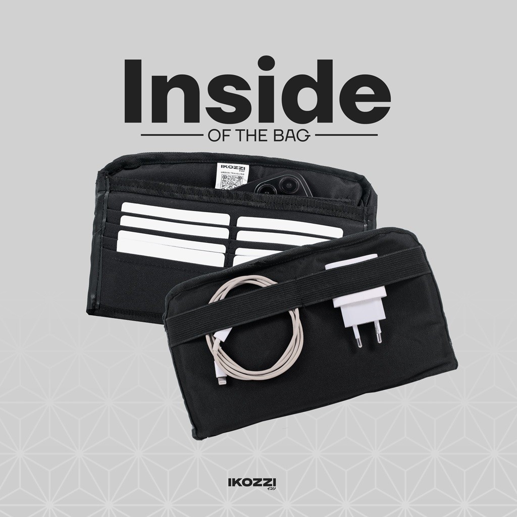 Promo Terbaru New Ikozzi Tas Pria Comfy Handbag Pria Pouch Bag Cowok Tas Selempang & Genggam Clutch