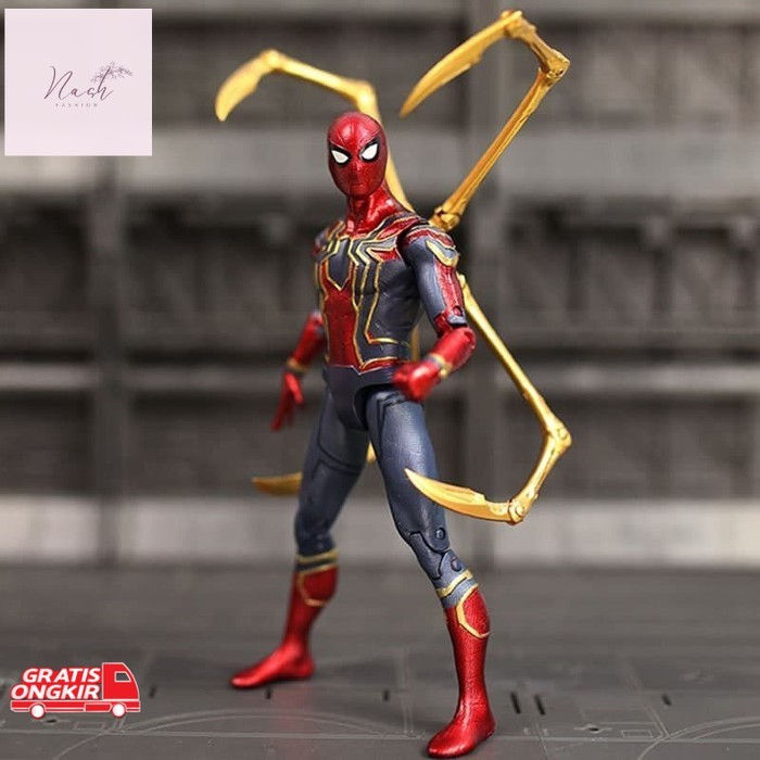 Action Figure Murah / Action Figure Mainan Iron Spiderman Avengers Infinity War Action The Amazing S