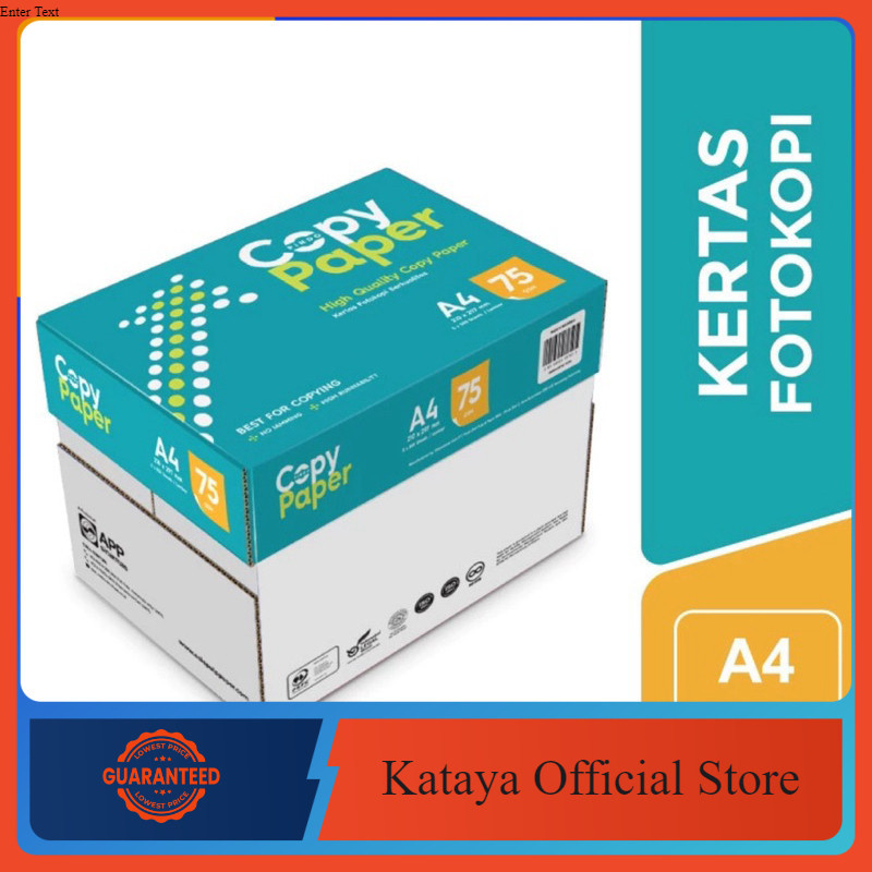 Copy Paper Kertas Fotocopy A4 75 GSM ( 1 DUS )