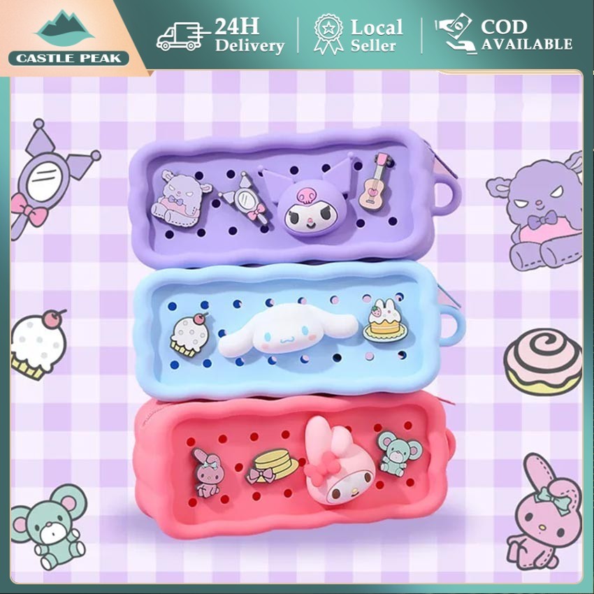 

Kotak Pensil Silikon Character Anak Sanrio Cinnamoroll Kuromi Melody Pencil Case / Kartun Tempat Pensil Karakter Lucu