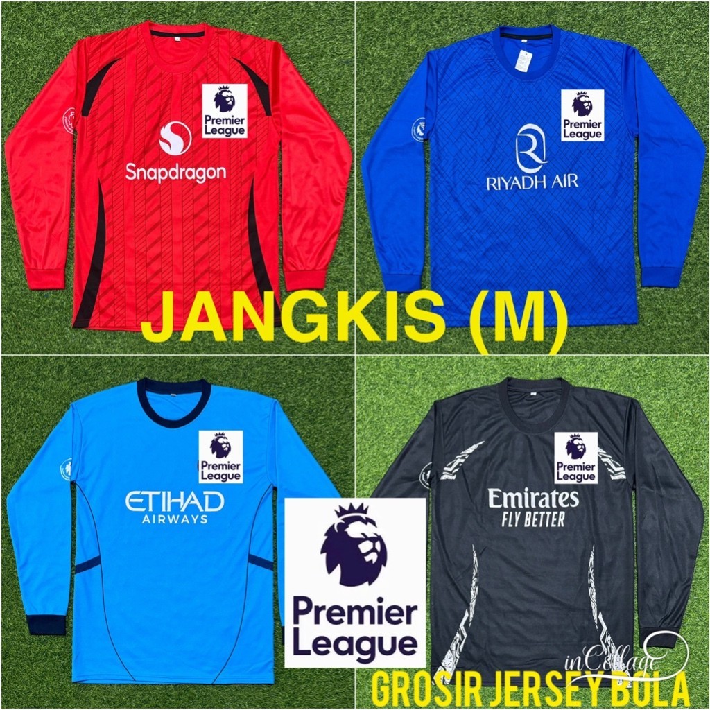 Jersey Bola Lengan Panjang M
