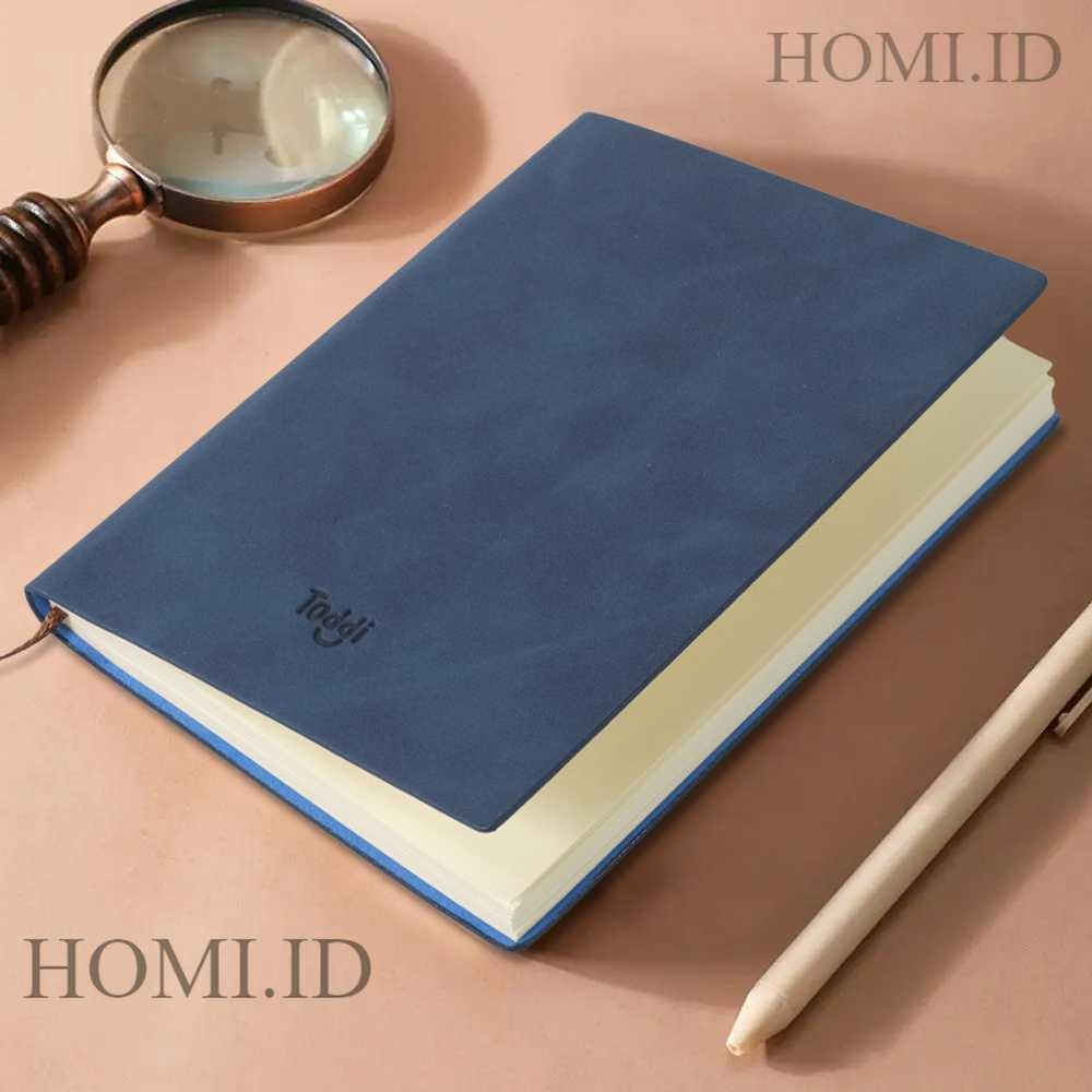 

Toddi Buku Jurnal Leather Notebook Diary 68GSM 160 Halaman Grid - TD-34