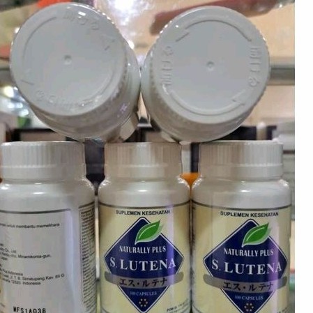 S LUTENA Naturally Plus Sofgel warna hitam