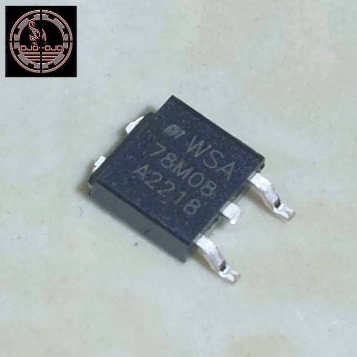 78M08 To-252 SMD ST WSA LM78M08 CJ78M08 7808 IC Regulator 8V 500mA Transistor Positive Linear Voltag