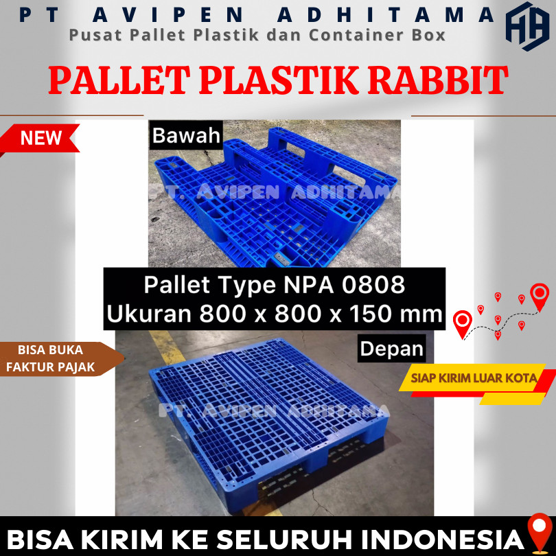 Pallet Plastik Industri Tatakan Gudang Type NPA NPD NPF NPK Palet Plastik Gudang