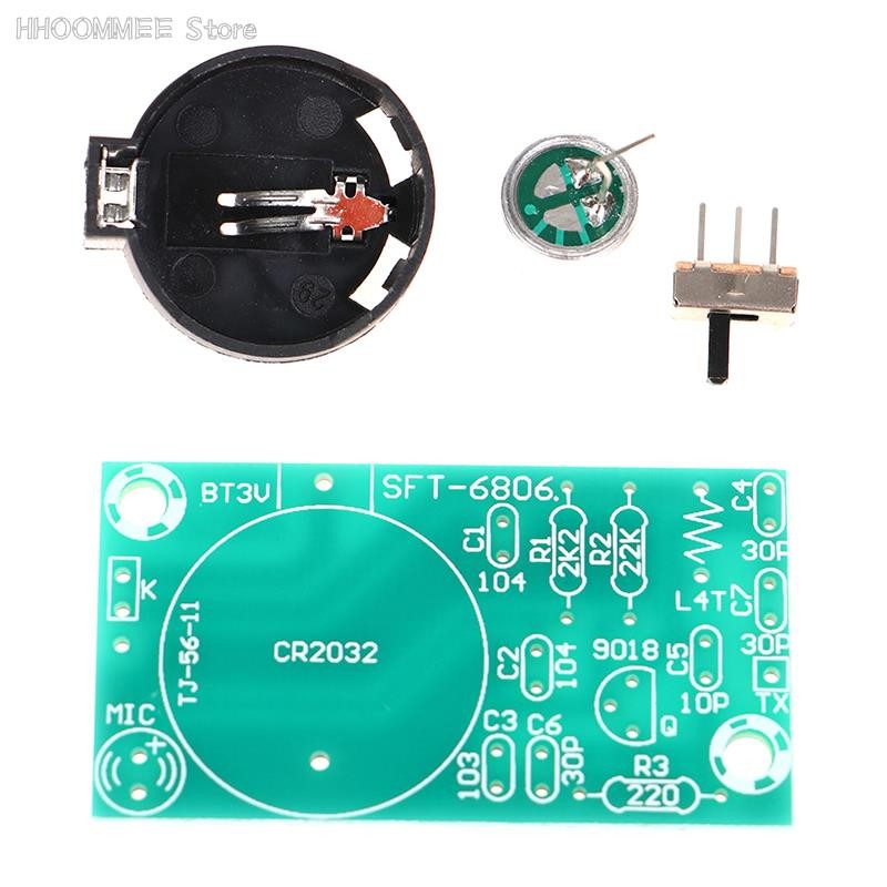 1X Simple DC 3V FM Wireless Microphone FM Transmitter Board Parts Electronic Training Radio Diy Kit 