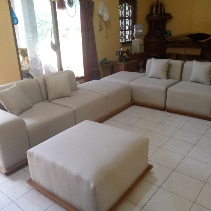 sofa sudut minimalis terbaru | Mebel Jepara