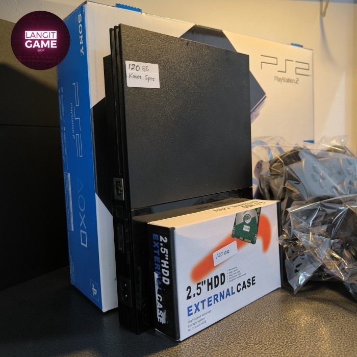 PS2 Slim Hardisk External MATRIX Fullset - Full Game Ber - PlayStation 2 Sony Siap MainCO