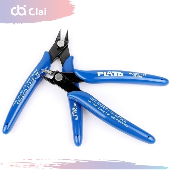 CLAI Alat Tang Potong Plato Gunting Pemotong Kawat Coil kabel Wire cutter Flato Tang potong elektron