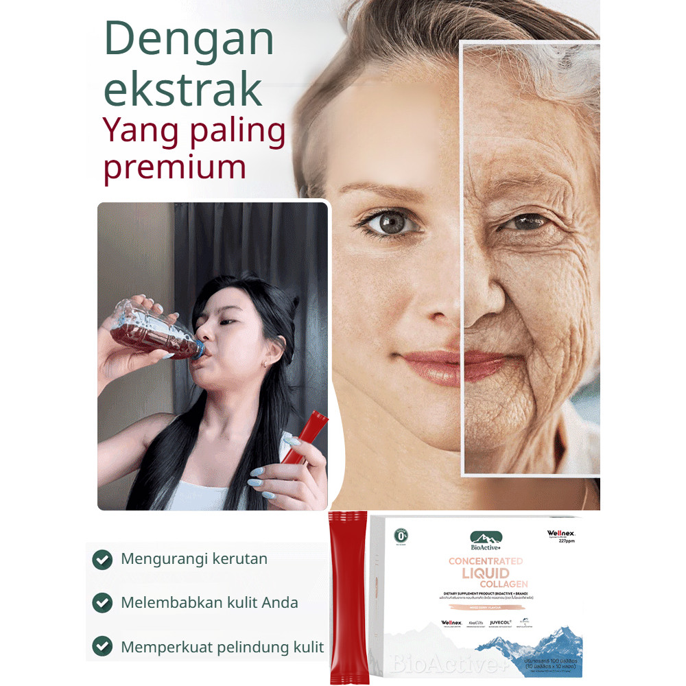 

[Tampilkan kulit cantik baru dalam 7 hari] Collagen Drink/Larutan Oral Kolagen/Kolagen Cair/Perbaikan Kulit/Minuman Kolagen Tanaman Murni/Asam Glutamat Kolagen Dipeptida Vitamin C/Minuman Kecantikan Kulit/Cocok Untuk Pria Dan Wanita/Liquid Collagen
