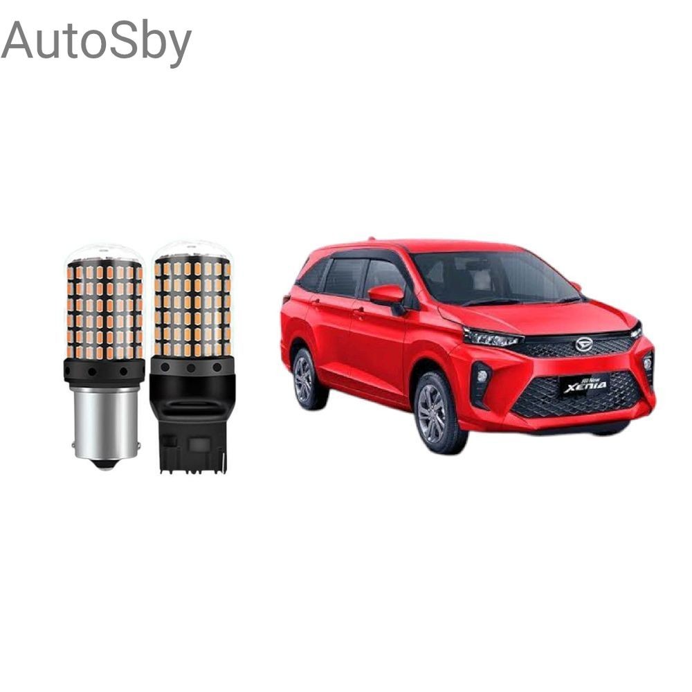 2pcs Lampu Sein Dajjal Daihatsu New Xenia LED belakang T20 Autosby