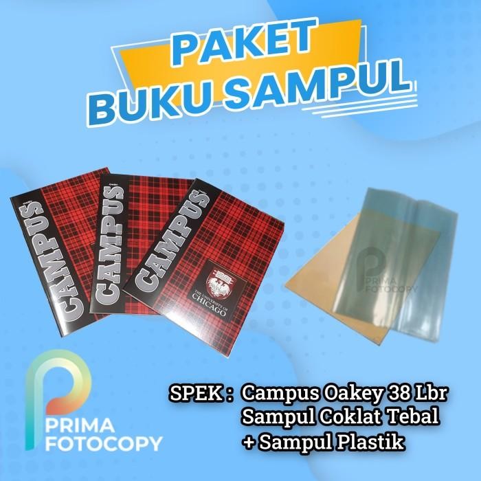 

AHHA Buku Tulis Disampul Coklat Tebal Dengan Plastik | CAMPUS OKEY 38 Lembar Kampus Buku Sampul Kertas Cokelat Kraft