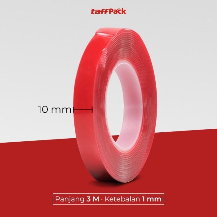 [BERGARANSI] Harga Promo Double Tape Bening Akrilik Gel Super Kuat Solatip Lem Dua Sisi Bolak Balik 