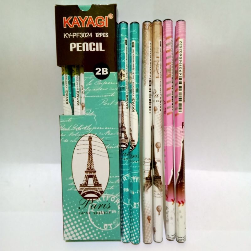 

ECER ( 1 PCS ) Pensil 2B Motif Anak Kayagi Lengkap