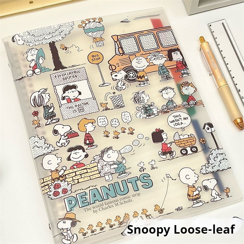 

Snoopy Loose Leaf Notebook Cute Cartoon Student B5 Thick Inner Pages Notebook Detaable Notebook Stationery Wholesale