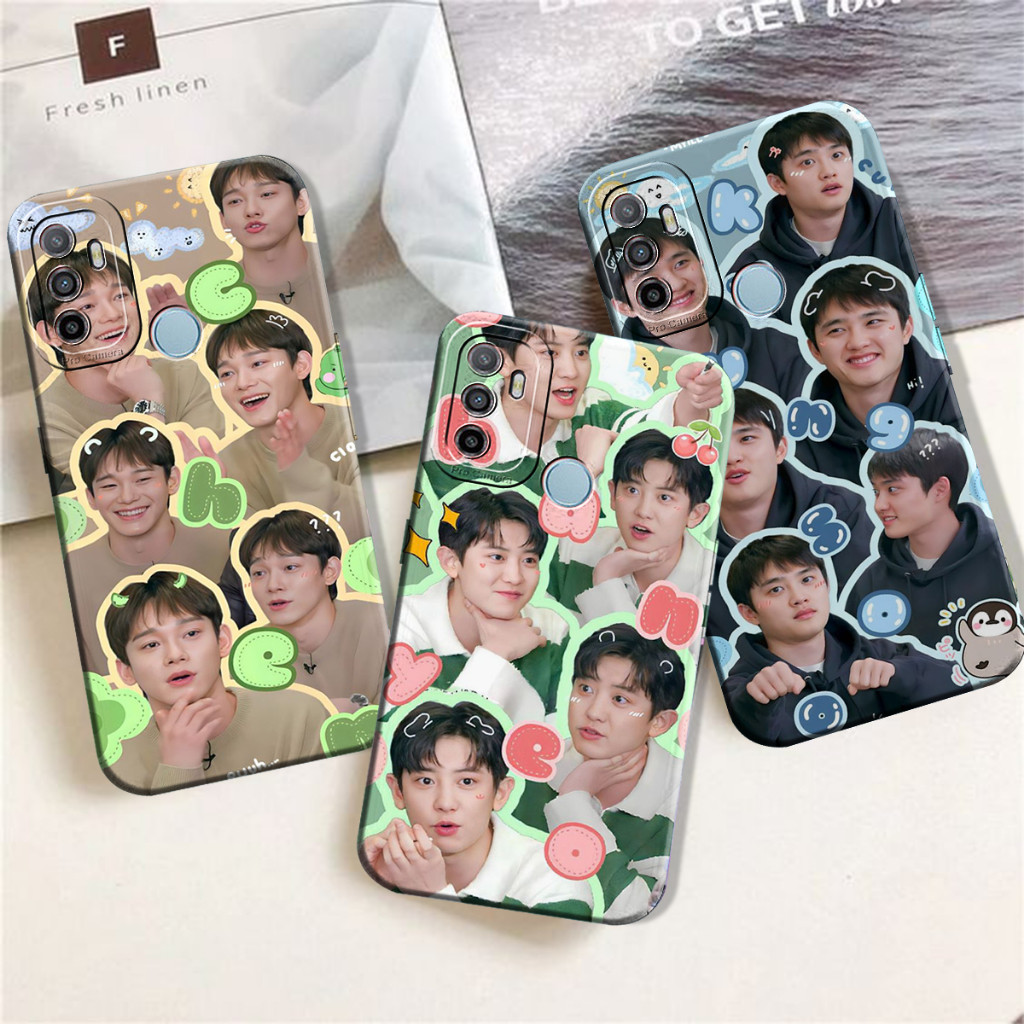 #MOP Softcase Hp OPPO A53 2020/A33 2020/A32 Motif EXO KPOP GANTENG aesthetic Kekinian - Oppo a53 - o