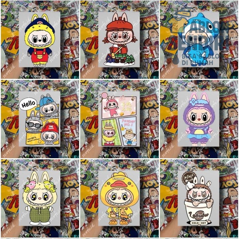 

Stiker DTF Sablon Setrika Sablon Stiker LABUBU 4