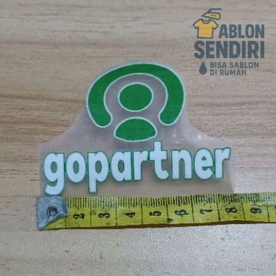 Gopartner Logo Print DTF Elastis Tahan Lama