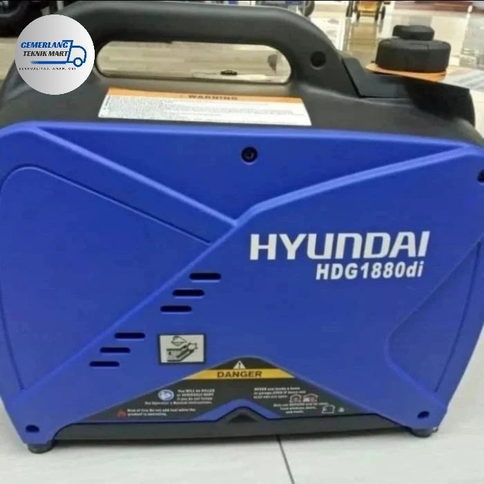 Genset Inverter Portable Hyundai HDG 1880di Genset Mesin Generator