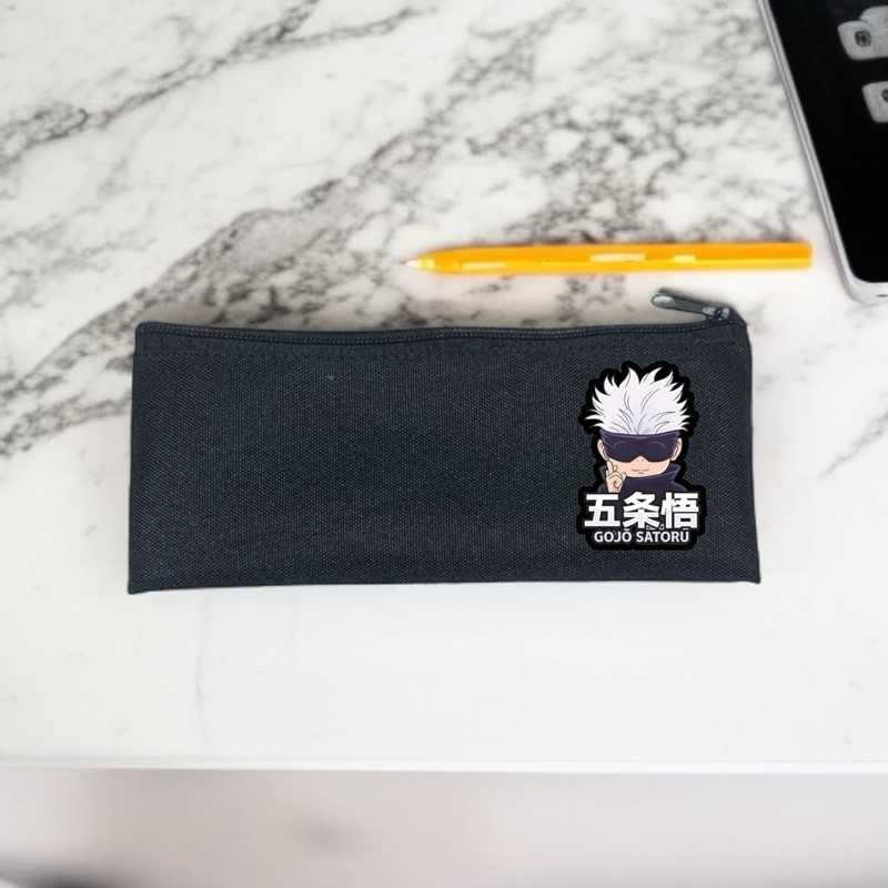 

Murazhshop - Pouch Tempat Pensil Anime Jujutsu Kaisen Street Gojo Satoru Murah Bahan Kain Souvenir Pernikahan Bisa Bayar Ditempat
