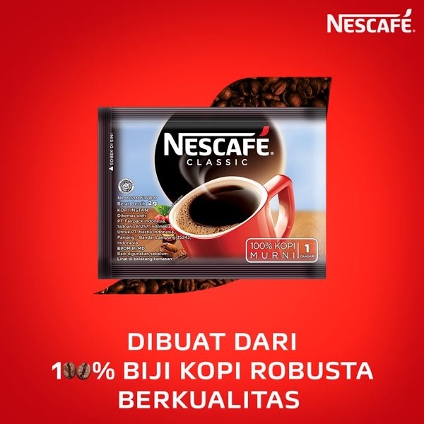 

JAMIN MURAH !!!NESCAFE Classic Kopi Instan Kopi Hitam 2g Sachet 60pcs x 2(BISA LANGSUNG ORDER)