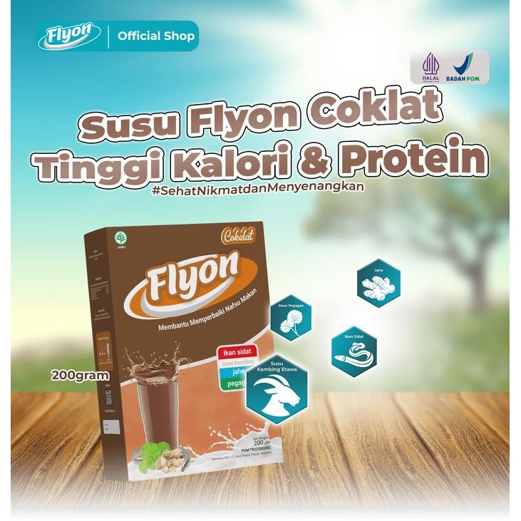 

Promo Termurah Diskon Selama 1 Jam Susu Flyon Rasa Coklat Tinggi Kalori dan Protein Susu Kambing Etawa Asli Penambah Nafsu Makan dan Vitamin Naikan BB - Rasa Coklat COD Gratis Ongkir