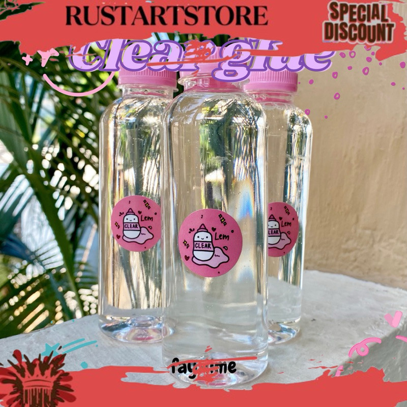 

VIRALL Clear glue 250ml | lem bening untuk membuat slime FAY