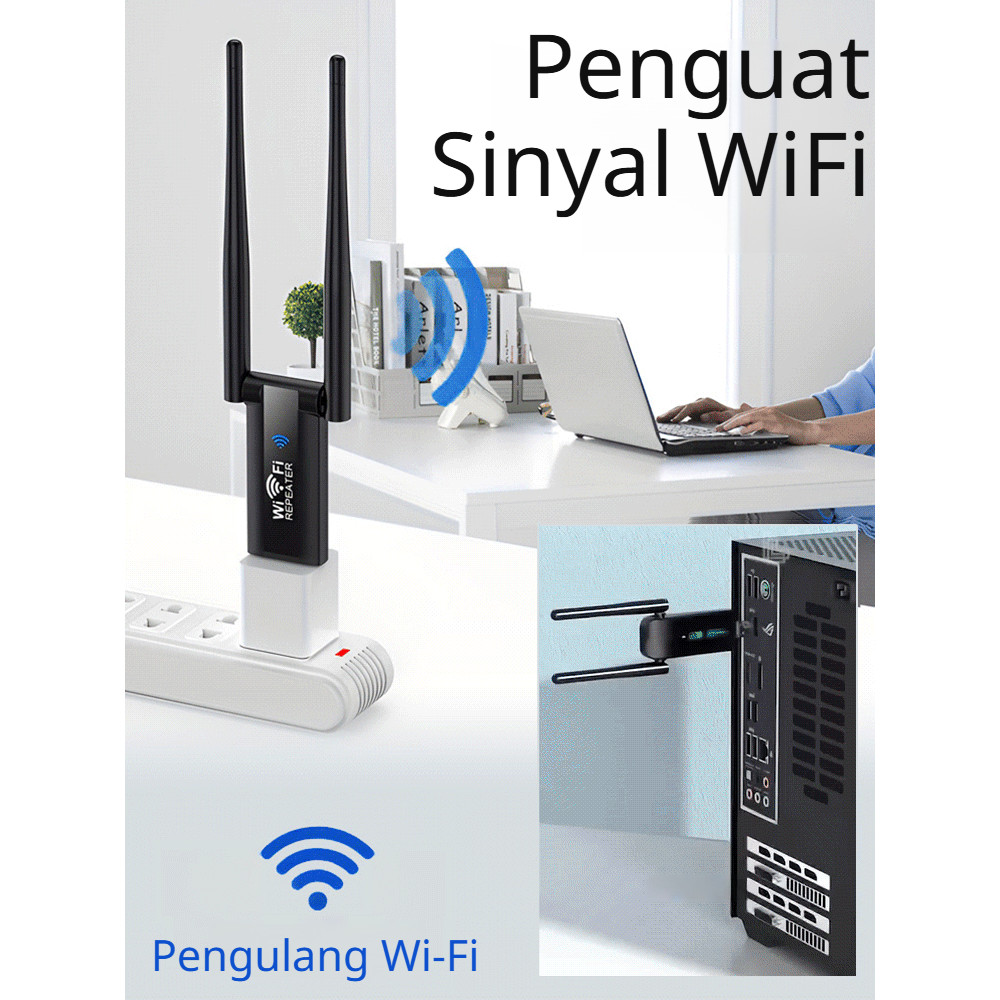 Penguat sinyal Wifi Penguat sinyal Wifi nirkabel Extender Wifi rumah jarak jauh Repeater Wifi extend