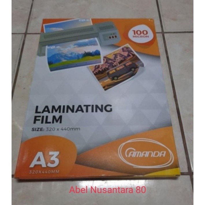 

New Laminating Plastik A3 AmandaPremium