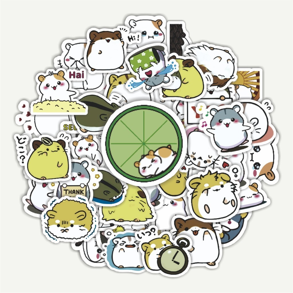 

Sticker Pack Stiker Hewan Hamster v3 | Sticker TUMBLR | Stiker LAPTOP KOPER HELM