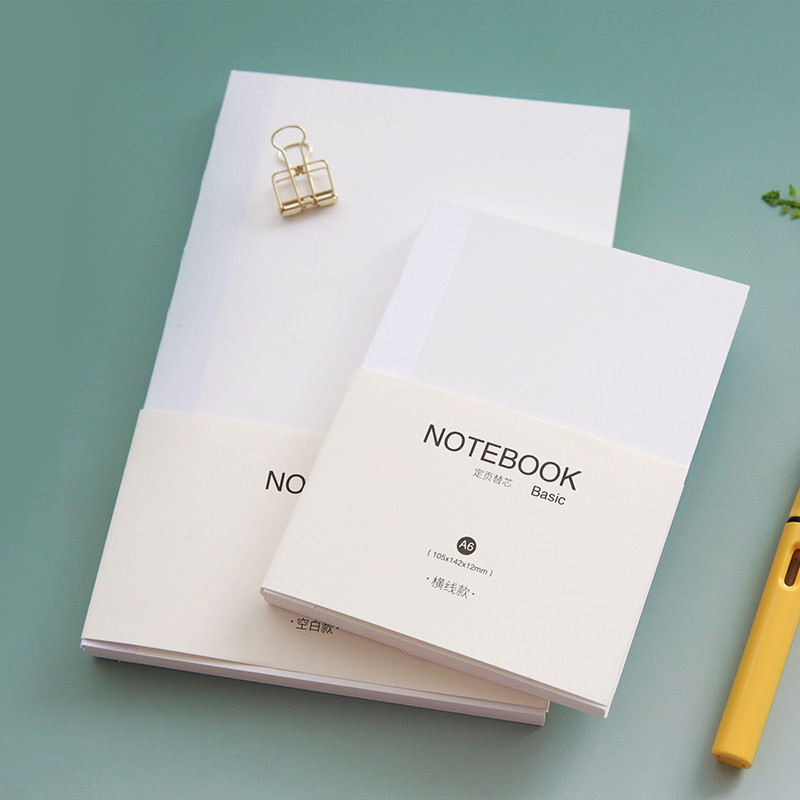 

Fromthenon 2024 Basic Planner Notebook Refill For Ho-bo Dokibook Cover Dot Grid A5 A6 Notebook Note For School Stationery