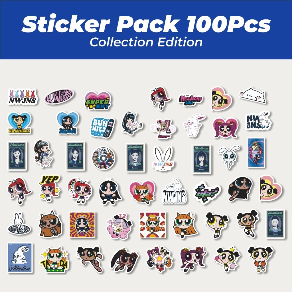 

Hot Stiker Power Puff Girls New Jeans V2 Lucu Anti Air Stikers Berperekat Waterproof Sticker Decal Buat Motor Helm Buku Journal Koper Casing HP Laptop Botol Minum