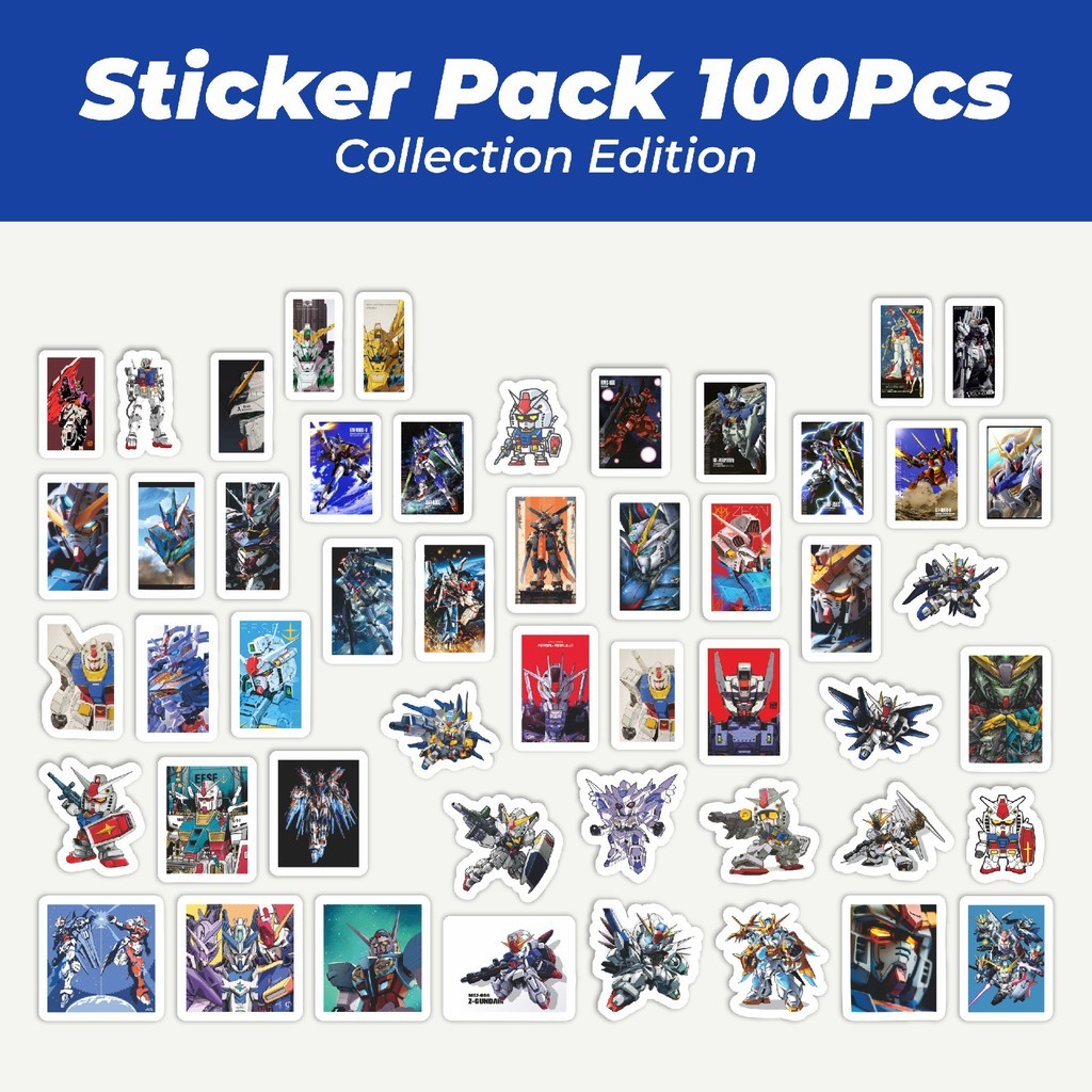 

Hot Stiker Gundam V7 Lucu Anti Air Stikers Berperekat Waterproof Sticker Decal Buat Motor Helm Buku Journal Koper Casing HP Laptop Botol Minum