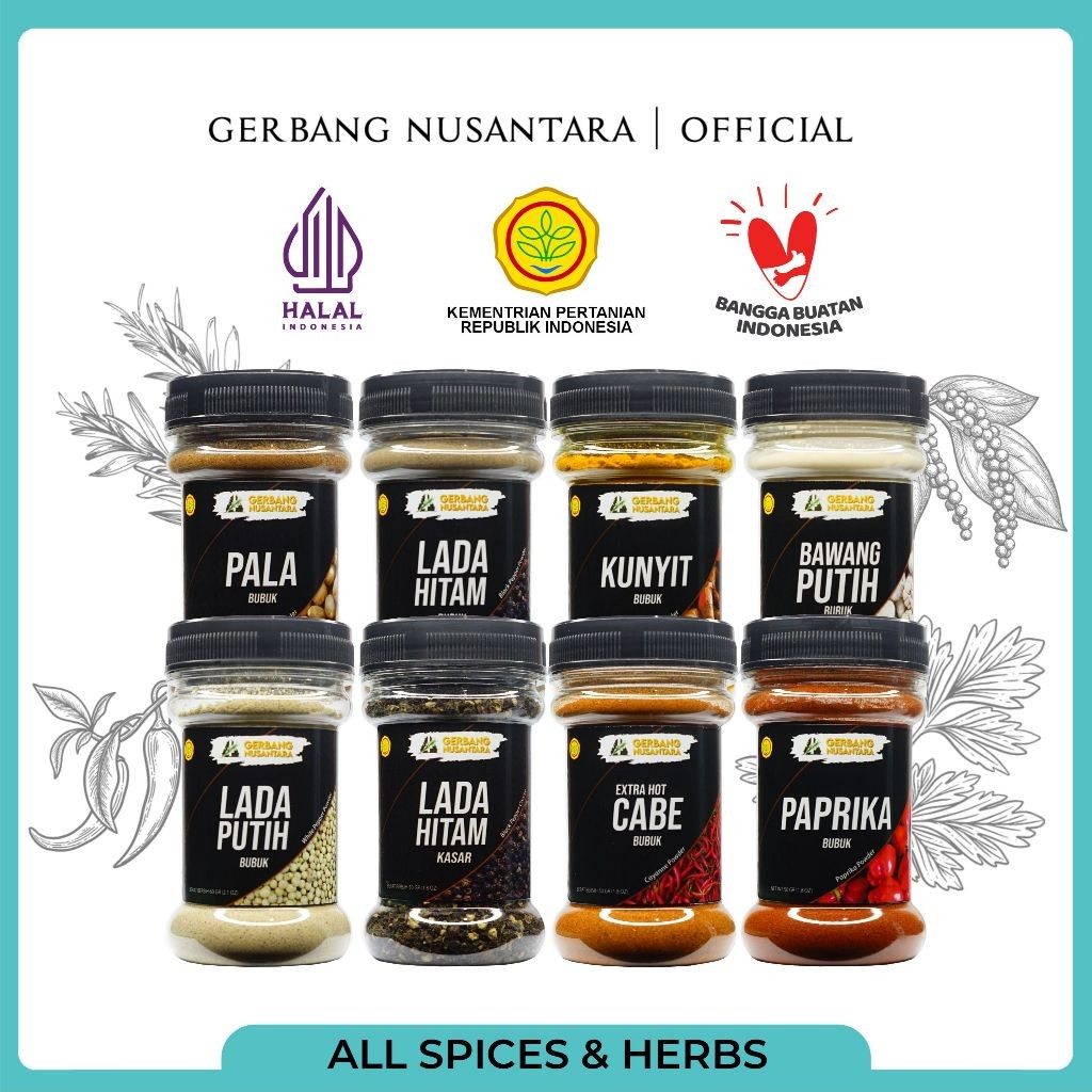 

Gerbang Nusantara - All Spices Dan Herbs Bumbu Masak Dapur Rempah Lengkap 50gr