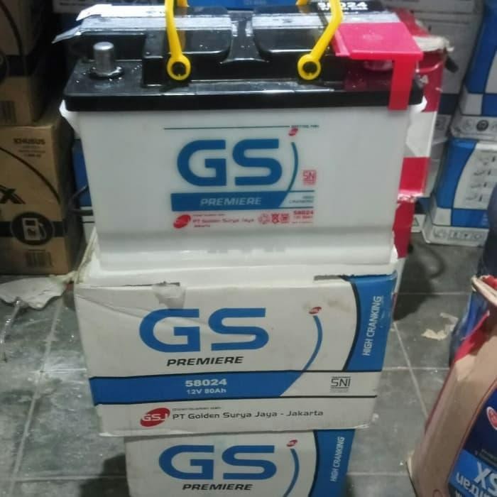 Aki Accu Basah 580-24 12V 80AH 80-Amper GS Primeire qualitty