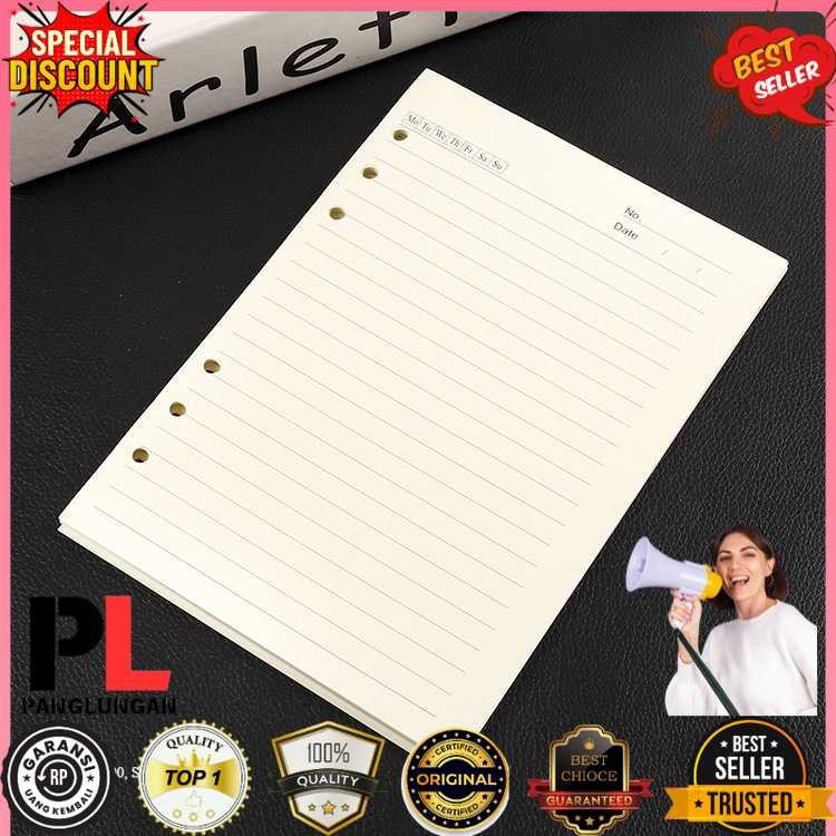 

MINKYS Kertas Binder Loose Leaf Paper Refill 6 Lubang A5 80 Pages - MY5