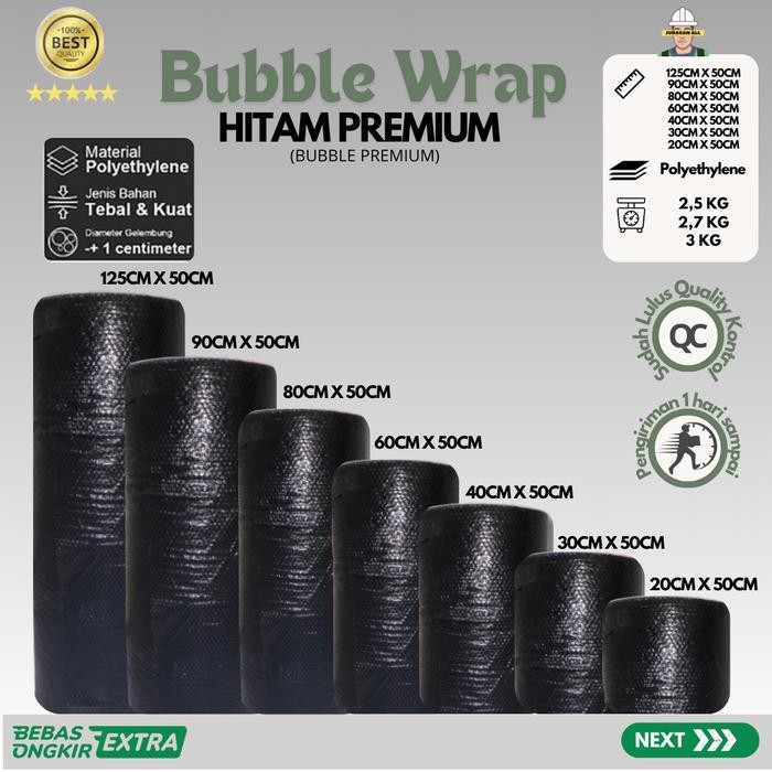 

BUBBLE WRAP 1 ROLL 125 X 50 M / PLASTIK BUBBLE WRAPING / PEMBUNGKUS PAKING / BUBBLE WRAP / BUBBLE / BUBBLE WRAPING / BUBBLE WRAP 2X STRONGER - (EKONOMIS2.5KG), 125CM X 50CM [terlaris]