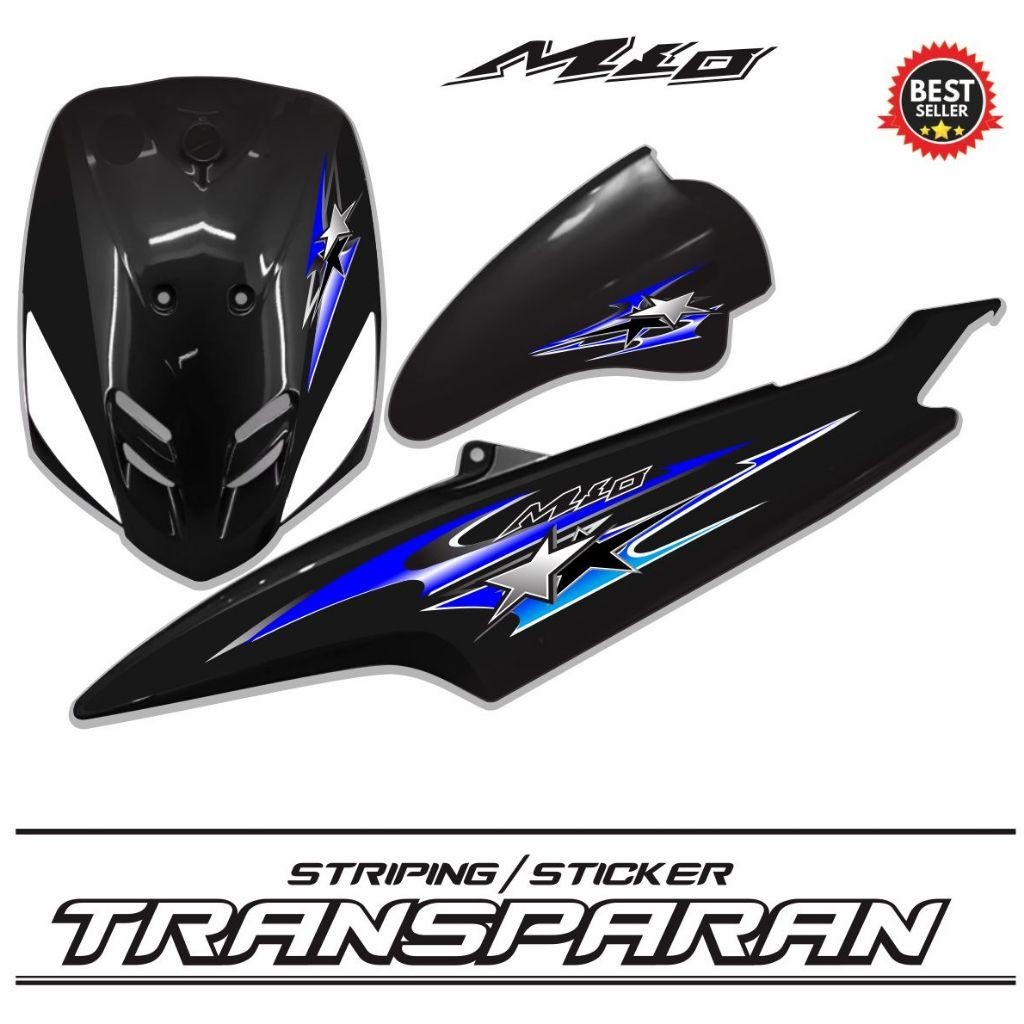 VARIASI STIKER MIO TRANSPARAN VARIASI / VARIASI MIO VARIASI